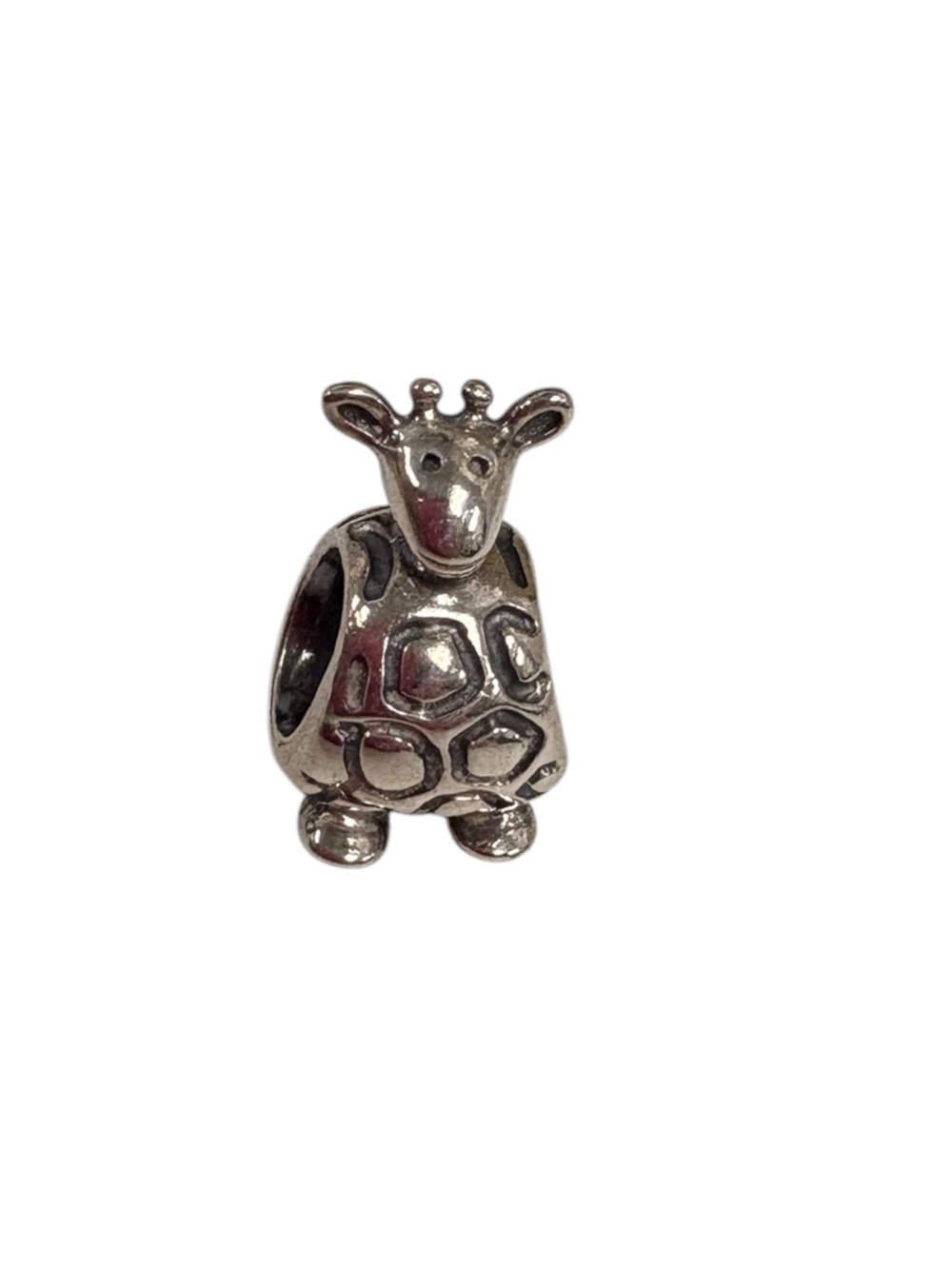 Pandora Silver Giraffe Charm in Shiny Silver